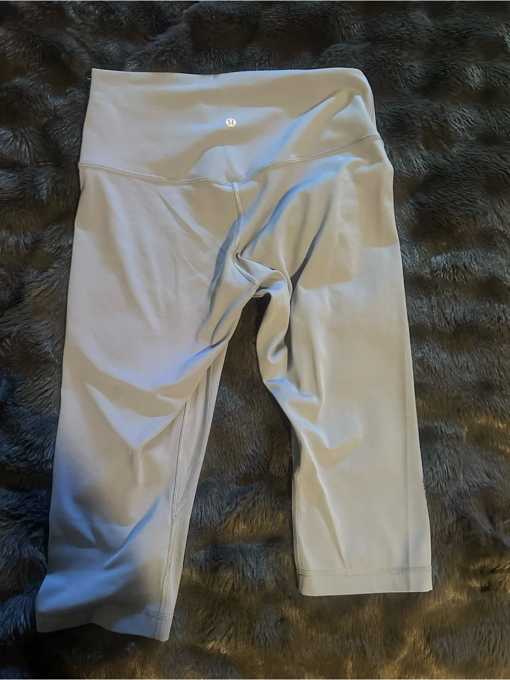 lululemon athletica Light Gray High-Rise Capri Align Leggings
